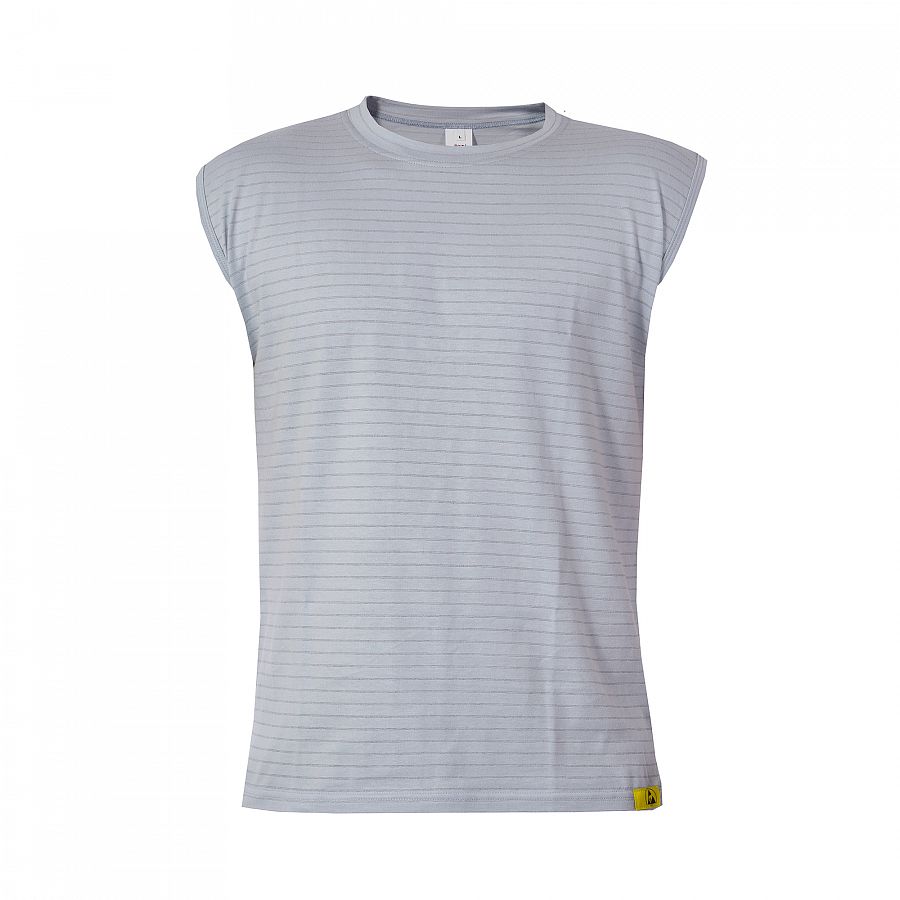 Tričko PXT Antistatic wear šedé bez rukávů "U" 160 g/m2, vel. S - Obrázek Tričko PXT Antistatic wear šedé bez rukávů "U" 160 g/m2, vel. S - Obrázek